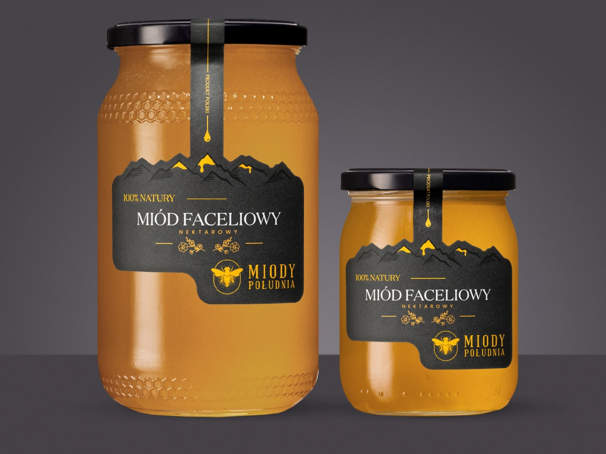 Dwa słoiki miodu faceliowego