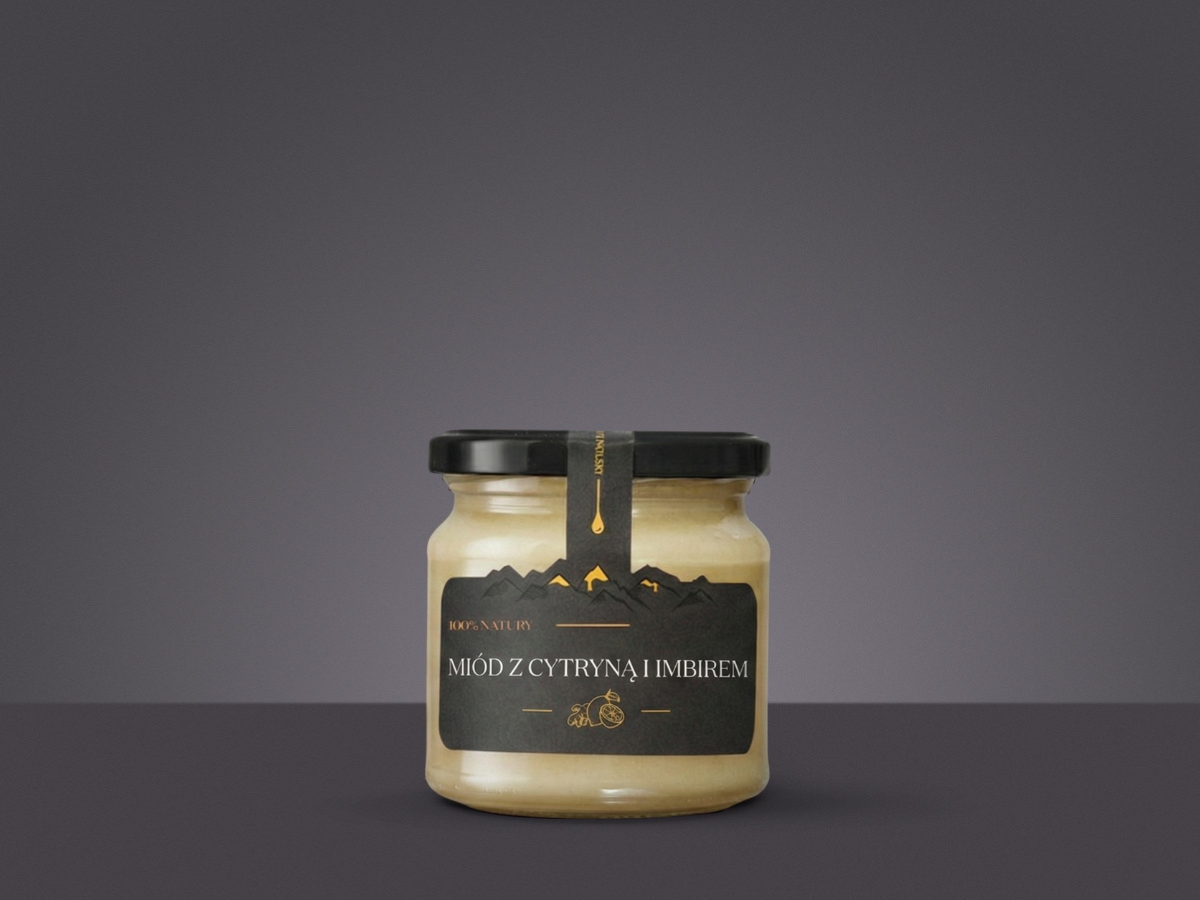 Miód kremowany z cytryną i imbirem