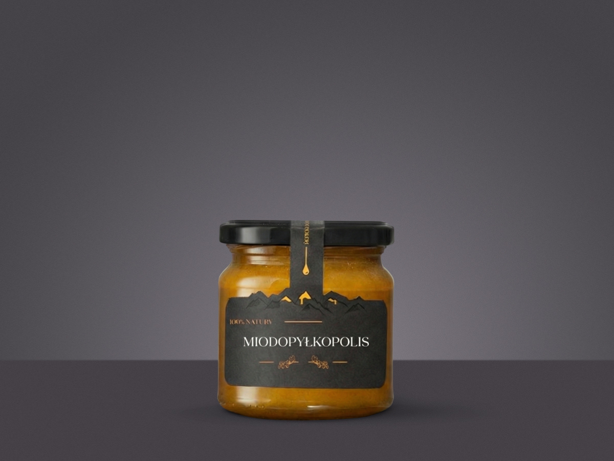 Kremowany miód z pyłkiem i propolisem